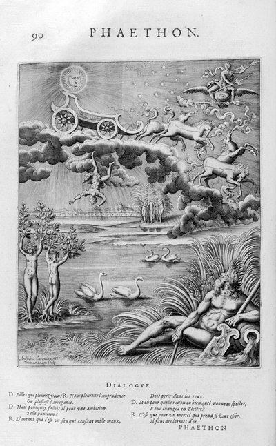 La chute de Phaéton, 1615 - Leonard Gaultier