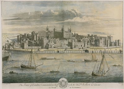 La Tour de Londres commandée en chef par le très honorable Robert Lucas - Leonard Knyff