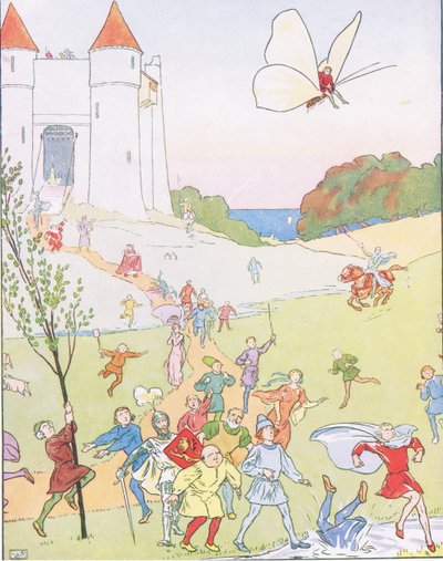Il a sauté sur le dos du papillon et a été emporté dans les airs - Leonard Leslie Brooke