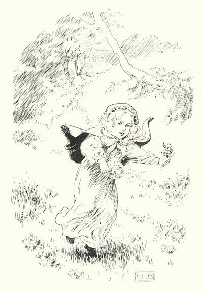 Me voici, petite Jeanne sautillante (gravure) - Leonard Leslie Brooke