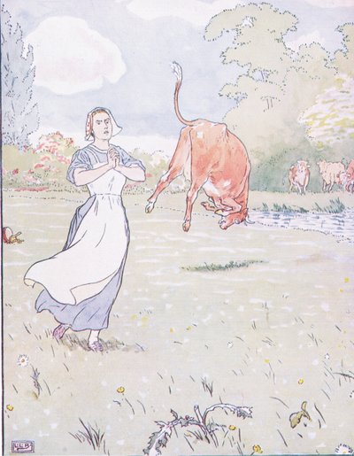 Ici mère, cria-t-il, à l