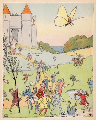 Illustration pour Le Petit Poucet - Leonard Leslie Brooke