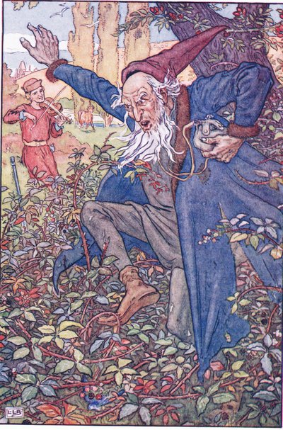 Le Juif dans le buisson, 1920s - Leonard Leslie Brooke