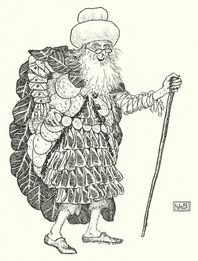 Les nouveaux vêtements (lithographie) - Leonard Leslie Brooke