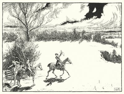 Il y avait trois joyeux Gallois (gravure) - Leonard Leslie Brooke
