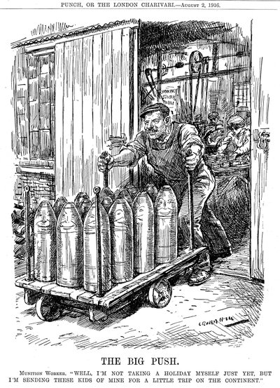 La grande poussée, 1916 - Leonard Raven Hill