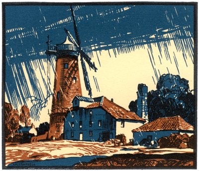 Le vieux moulin à Blackborough, King