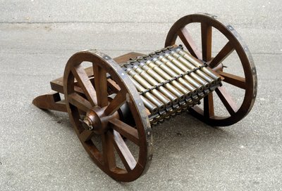 Fusil rotatif à canne. Modèle réalisé d