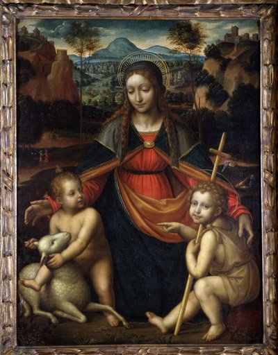 La Vierge - École de Léonard de Vinci, Musée de Menton - Leonardo da (school of) Vinci
