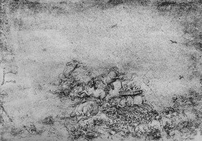Une bataille fantastique, c1480 - Leonardo da Vinci