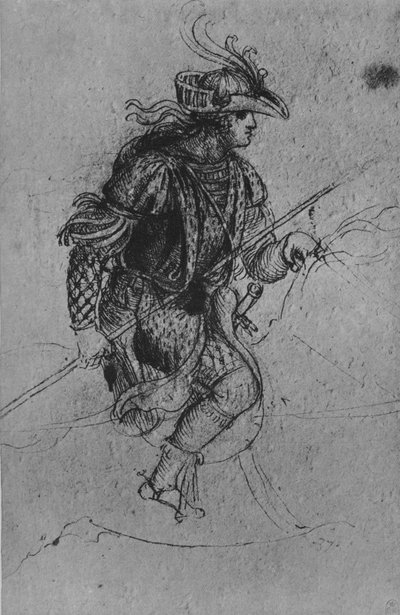 Un jeune à cheval, vers 1480 - Leonardo da Vinci