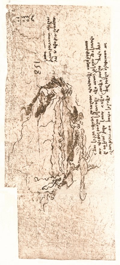 Carte représentant la mer Méditerranée, vers 1472-1519, 1883 - Leonardo da Vinci