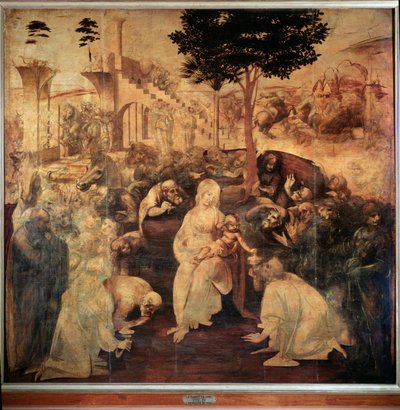 Adoration des Mages - Leonardo da Vinci