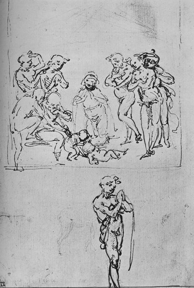 Adoration des bergers et étude séparée d