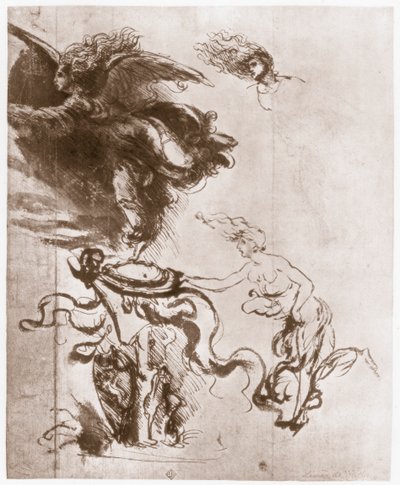 Allégorie de Fortuna, vers 1483 - Leonardo da Vinci