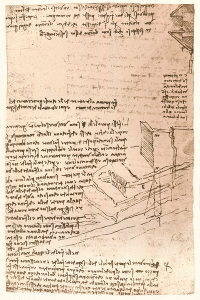 Dessin architectural - Leonardo da Vinci