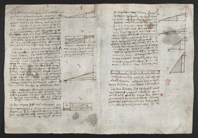 Dessins sur les pouvoirs et forces mécaniques, percussion, gravité, mouvement, optique et astronomie, avec diverses propositions arithmétiques et géométriques, illustration du 