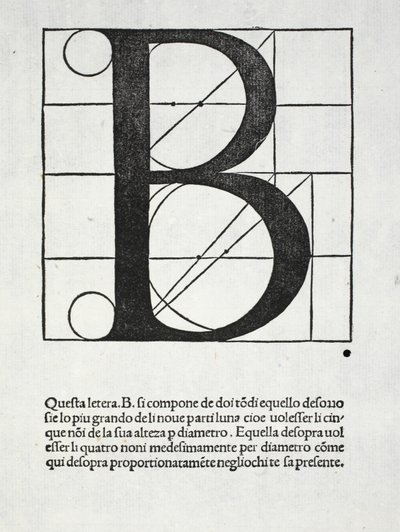 B, illustration de 