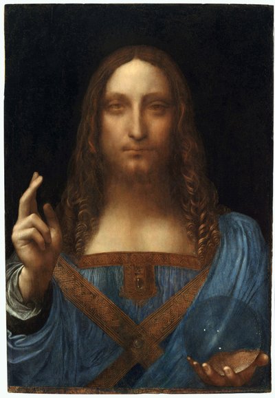Christ en Salvator Mundi - Leonardo da Vinci