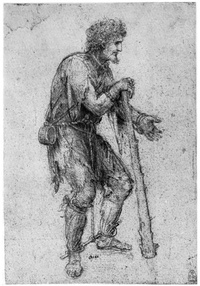 Étude de costume, fin du XVe ou début du XVIe siècle, 1954 - Leonardo da Vinci