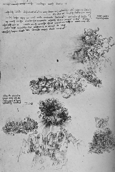 Destruction tombée du ciel sur la terre, vers 1480 1945 - Leonardo da Vinci