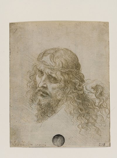 Tête du Christ couronné d