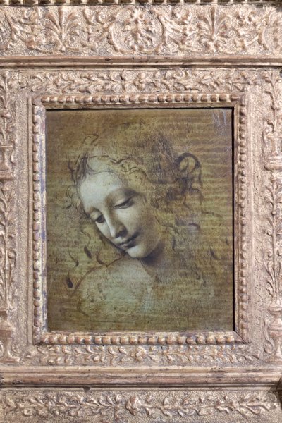 Tête de femme, appelée "la scapigliata" - Leonardo da Vinci