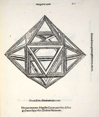 Hexaèdre élevé vide, illustration de 