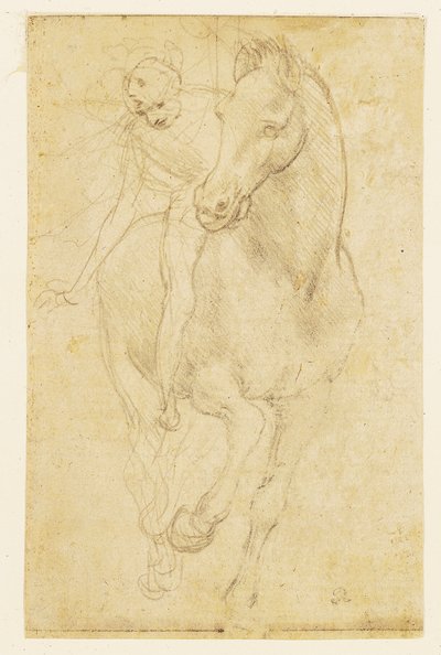 Cheval et cavalier, vers 1480 - Leonardo da Vinci