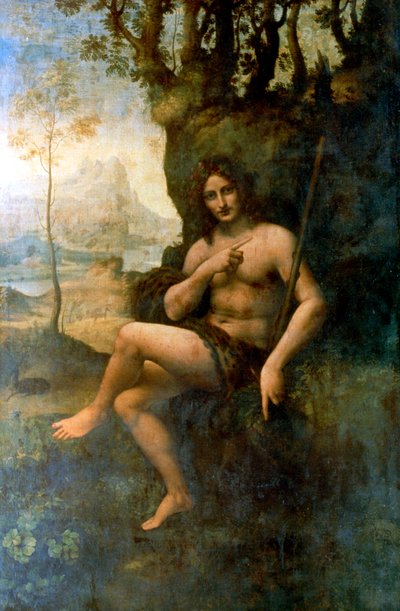 Jean-Baptiste, avec les attributs de Bacchus, 1513-1516 - Leonardo da Vinci