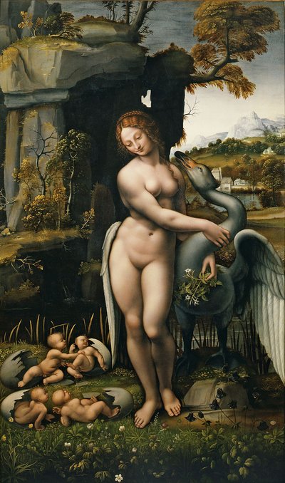 Léda et le cygne - Leonardo da Vinci,