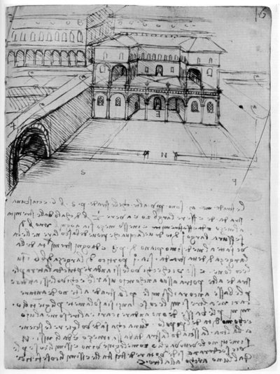 Plan pour une ville idéale, 1488-1490 1954 - Leonardo da Vinci