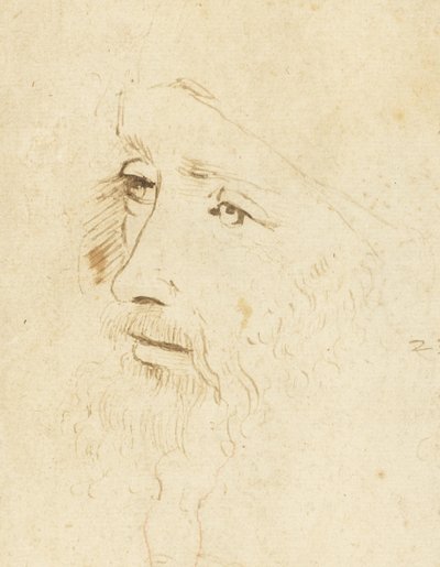 Portrait de Léonard de Vinci, vers 1518 - Leonardo da Vinci,