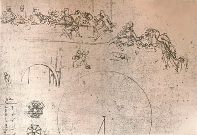 Esquisse préparatoire pour la peinture de 