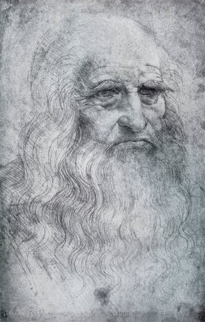Autoportrait de Léonard de Vinci, vers 1512-1515 1954 - Leonardo da Vinci