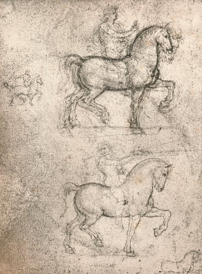 Étude pour le Monument Sforza - Leonardo da Vinci