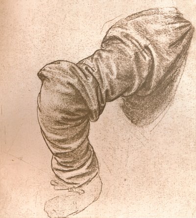 Étude pour le bras de Saint Pierre dans `La Cène`, vers 1494-1499, 1883 - Leonardo da Vinci
