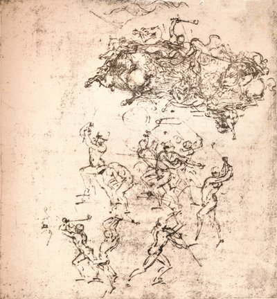 Étude pour la fresque de la bataille d