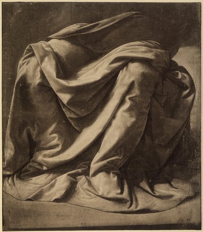 Étude pour le manteau de la Vierge dans l