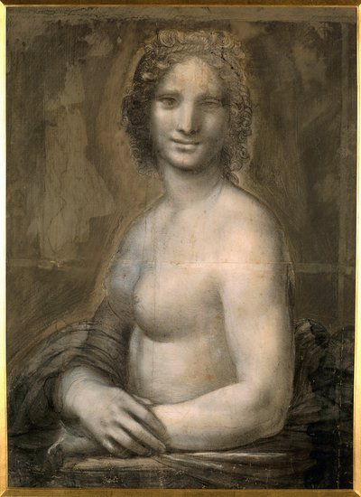 Étude de nu féminin probablement la Joconde - Leonardo da Vinci