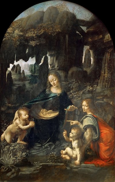 La Vierge aux rochers, entre 1492 et 1508 - Leonardo da Vinci