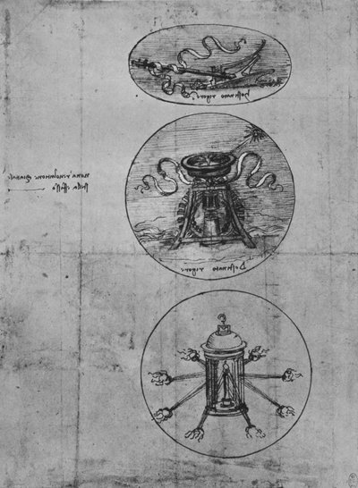 Trois emblèmes, vers 1480-1945 - Leonardo da Vinci