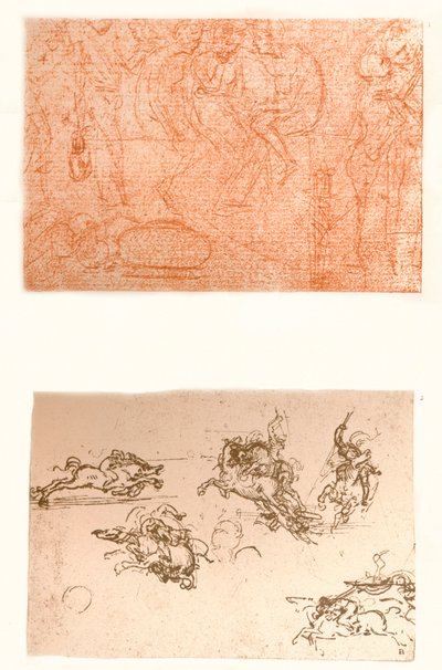 Deux dessins, vers 1472-1519, 1883 - Leonardo da Vinci