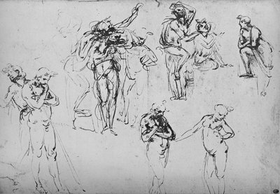 Divers groupes et figures seules, vers 1480 1945 - Leonardo da Vinci