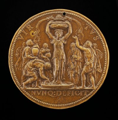 Fontaine des sciences [verso] - Leone Leoni