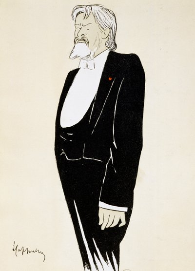 Acteur Jean Mounet-Sully, caricature par Leonetto Cappiello - Leonetto Cappiello