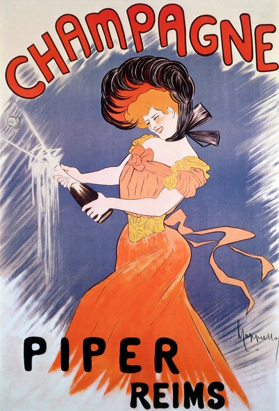 Affiche publicitaire pour le Champagne Piper, 20e siècle - Leonetto Cappiello