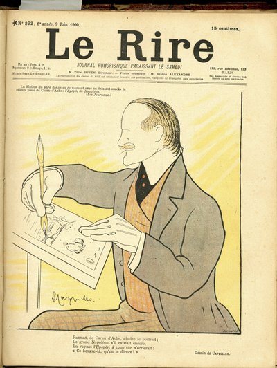 Illustration de Leonetto Cappiello dit Cappiello (1875-1942) pour la couverture de Le Rire - Leonetto Cappiello