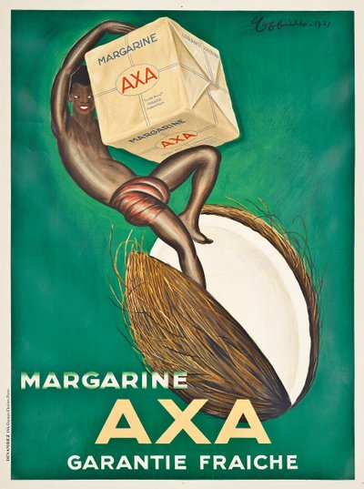 Affiche publicitaire pour la margarine Axa, 1931 - Leonetto Cappiello