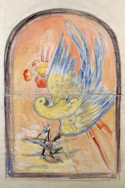 Dessin préparatoire pour le dos d